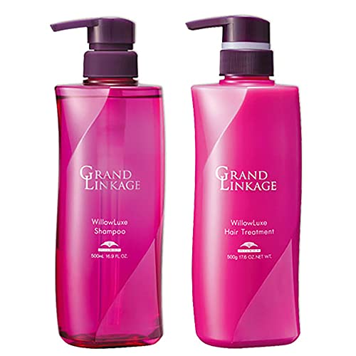 【セット】 ミルボン MILBON グランドリンケージ ウィローリュクス 500サイズセット (シャンプー 500mL + トリートメント 500g) しなやか(普通毛向け) シャンプー トリートメン