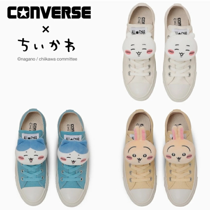 コンバース スニーカー オールスター ＭＣ ＯＸ ／ ちいかわ レディース CONVERSE ALL STAR MC OX / CHIIKAWA