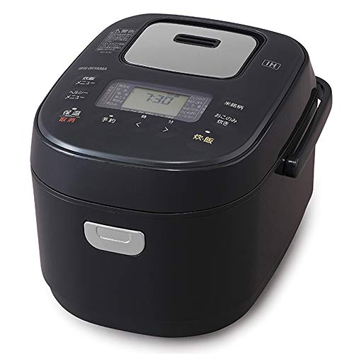 アイリスオーヤマ IHジャー炊飯器 3合 RC-IK30-B ブラック