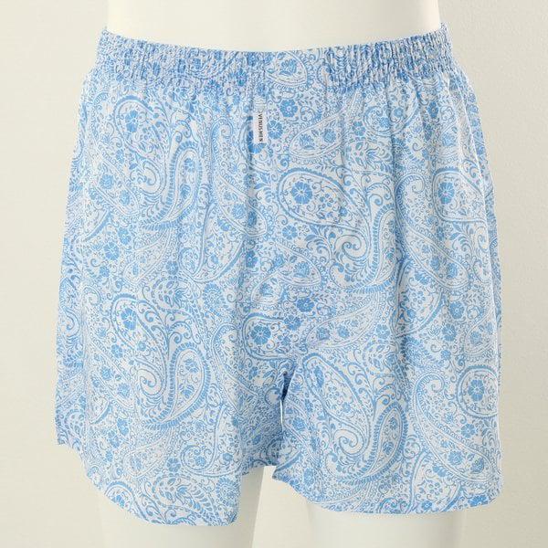 シーズンオフ　冷感レーヨン ペイズリー捺染トランクス 2枚入り (VMP1907DSET)