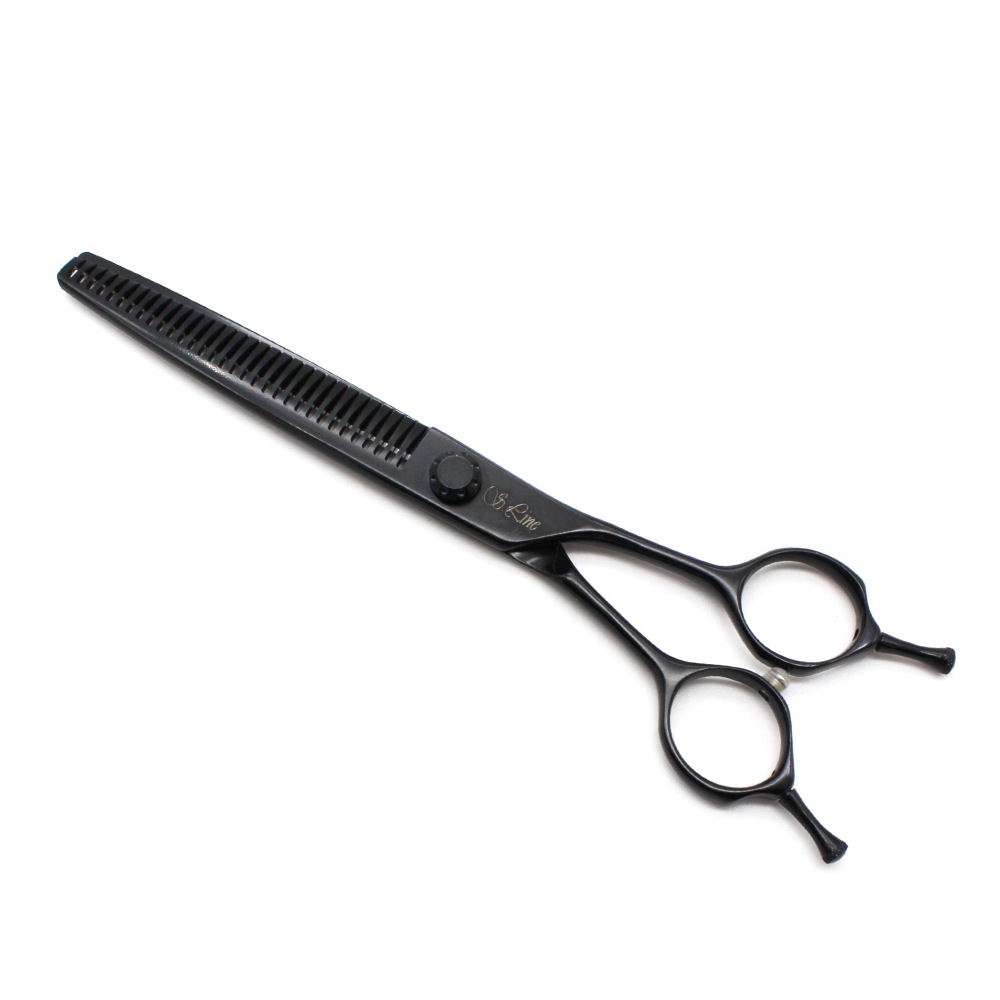 [UMA7032]ブラック手品ハサミ 軽い ブラック 手品ハサミ ソフト 柔らかい 整い 初心者も使いやすい ブレンディング 綺麗なライン ビション プードル テディベア