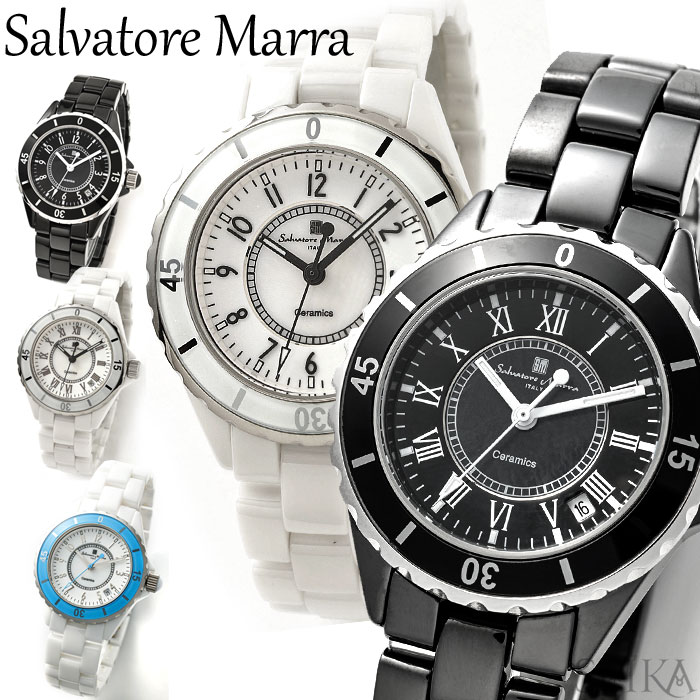 サルバトーレマーラ 腕時計 Salvatore Marra クロノグラフ SM23103 メンズ 時計 セラミック ウォッチ イタリア ビジネス カジュアル 人気 おしゃれ