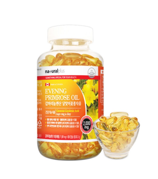 [健康補助食品]月見草オイル300粒/健康サプリメント/コレステロール改善/更年期女性/新陳代謝