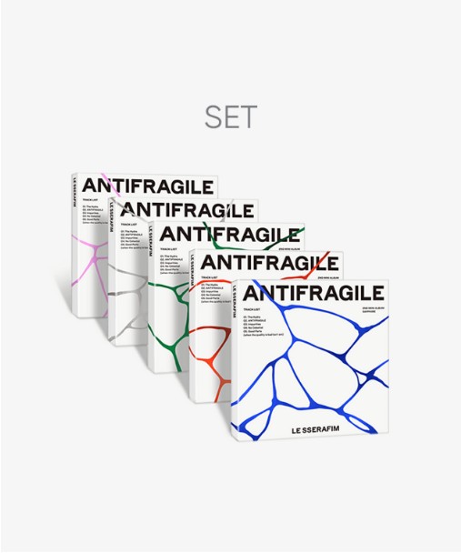 [正品] LE SSERAFIM - 2nd Mini Album ANTIFRAGILE (COMPACT Ver.) Set