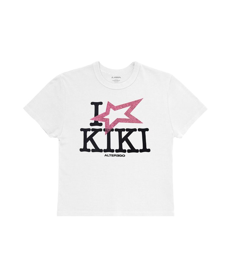 [公式] BLACKPINK LISA 1st SOLO ALBUM [Alter Ego] POP-UP STORE MD : KIKI CROP T-SHIRTS