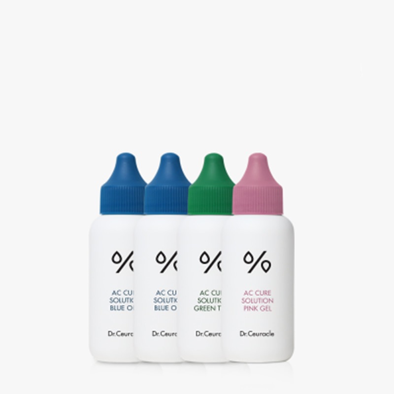 AC キュアソリューション完璧SET (ブルーワン 50ml 2個 + グリーンツー 50ml 1個 + ピンクジェル 50ml 1個) 5,176円