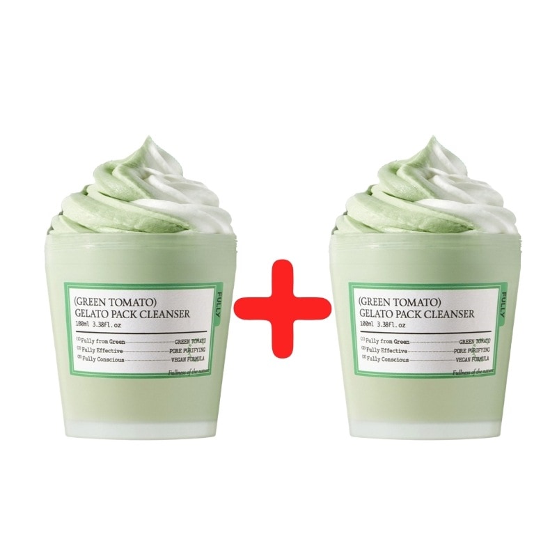 ビーガングリーントマトジェラートパッククレンザー 100ml + 100ml