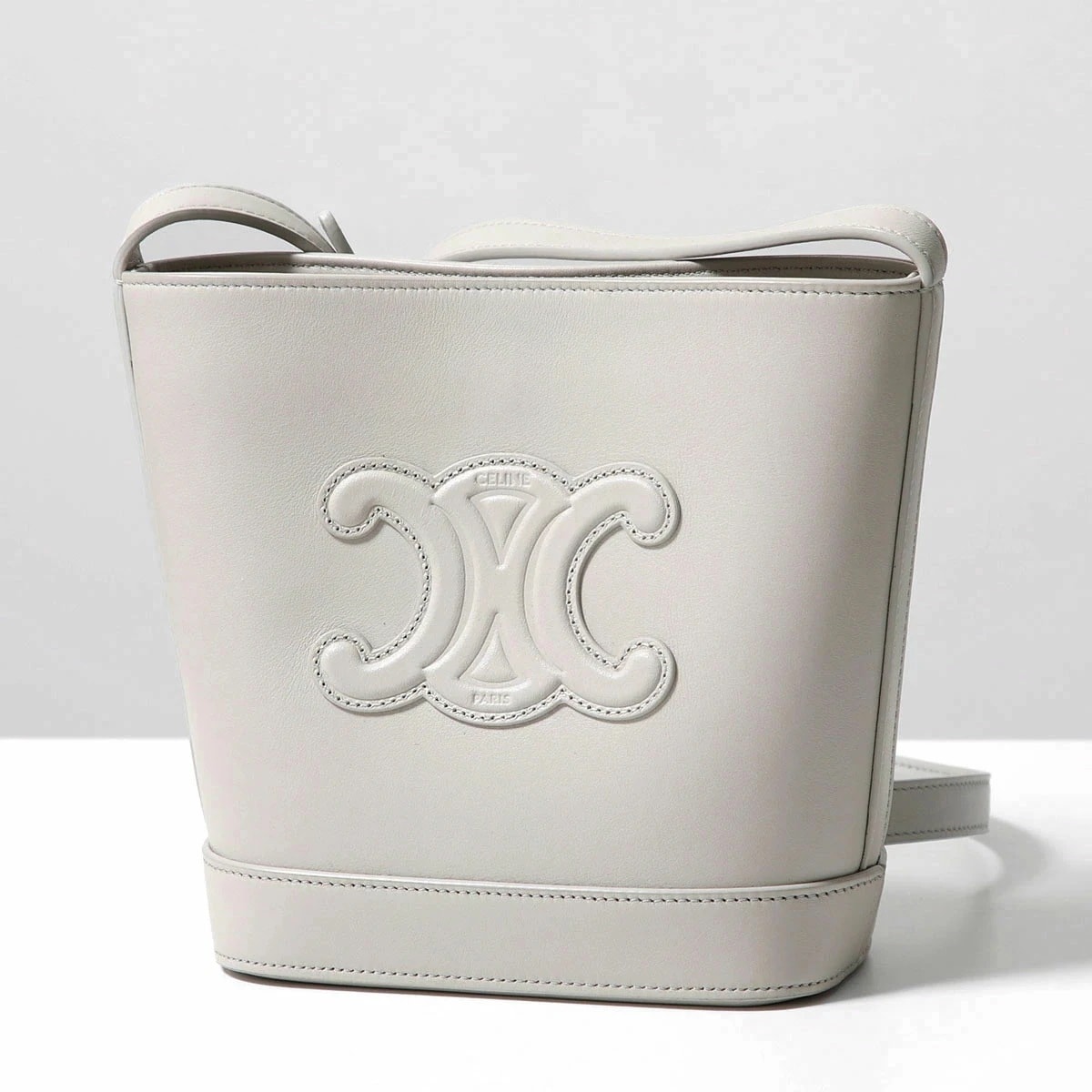 CELINE セリーヌ ショルダーバッグ MINI BUCKET ミニバケット 10L433ESM. 01CK レディース Triomphe キュイル トリオンフ ミニバッグ 鞄 Chalk