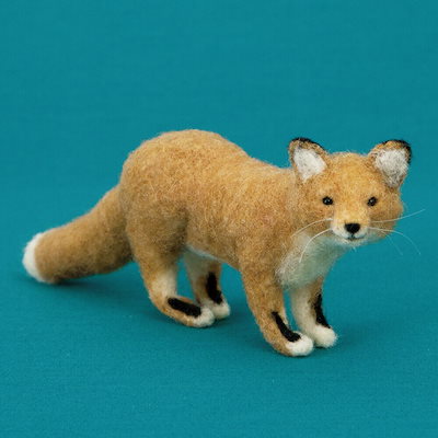 ニードルわたわたでつくるほのぼの動物 キツネ 羊...のサムネイル