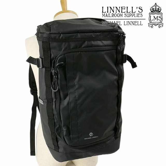 ボックスバックパック [MLAC-32] 31L メンズレディース 鞄 リュック デイパック 通勤通学 Black