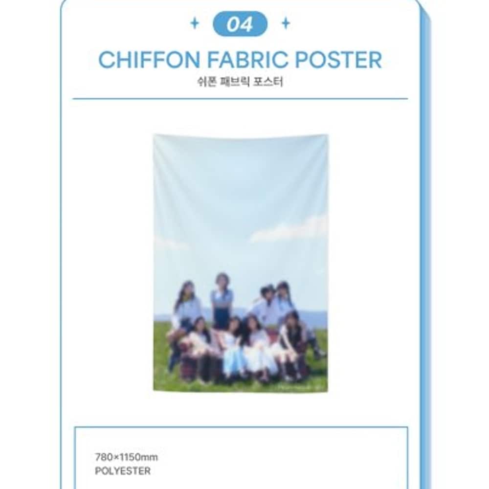 [公式] fromis_9 PHOTO EXHIBITION [ FROM SUMMER ] MD : CHIFFON FABRIC POSTER