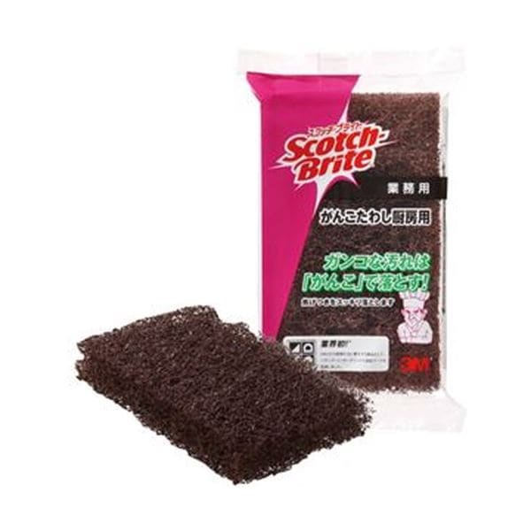 （まとめ）3M スコッチ・ブライト がんこたわし厨房用 1セット（10個）(×5セット)