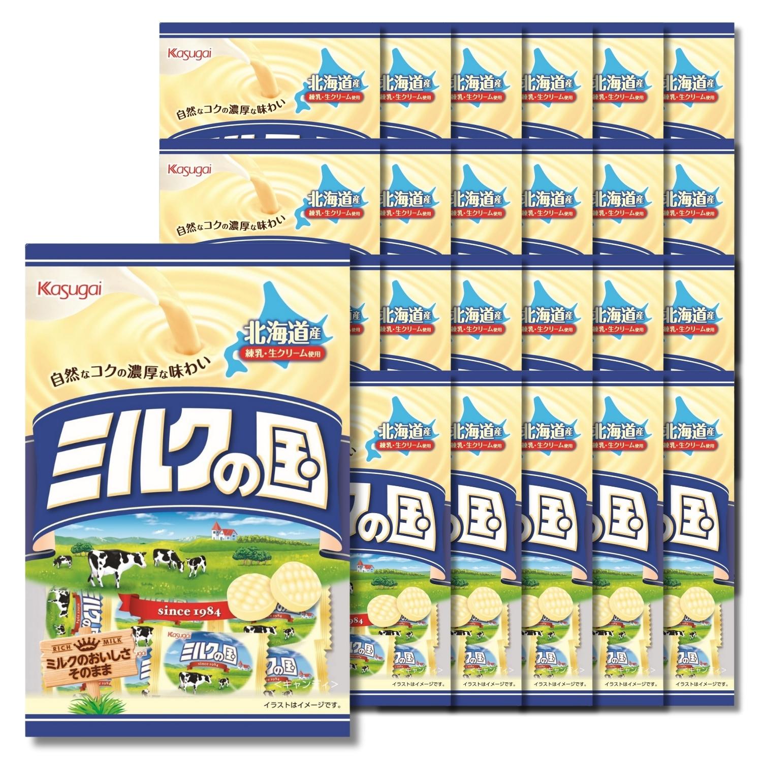 24個セット 春日井製菓 ミルクの国 125g