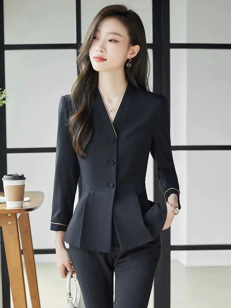 オールインワンセットアップセットアップ春アウター 二点セット 卒業式パンツスーツ 卒園式 スーツセット スーツジャケット セットアップ 高級感 入学式 ママスーツ レディース 福袋 入園式 4,651円