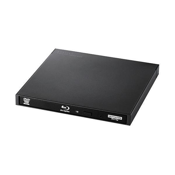 Type-C対応コンパクトポータブルブルーレイドライブ ブラック LBD-PWA6U3CLBK 1台