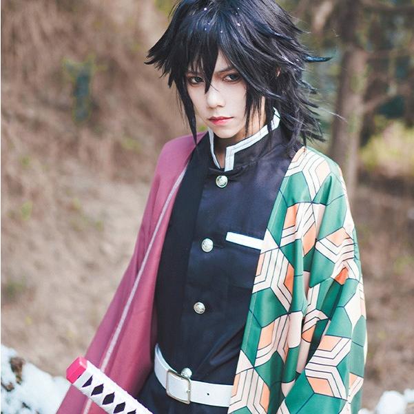 【ins話题で】富岡義勇 コスプレ衣装 S M L XL 男女兼用 ハロウィン 学園祭 イベント 文化祭 仮装 変装