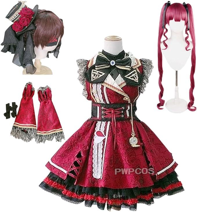 2枚で1oo円OFF！【急速出荷】コスプレ ハロウィン コスプレ衣装 ゴシックロリータ VTuber バーチャルYouTuber 宝鐘マリン イベント用品