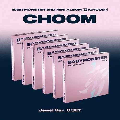 [6種セット] BABYMONSTER - 3rd Mini [CHOOM] [Jewel Ver]