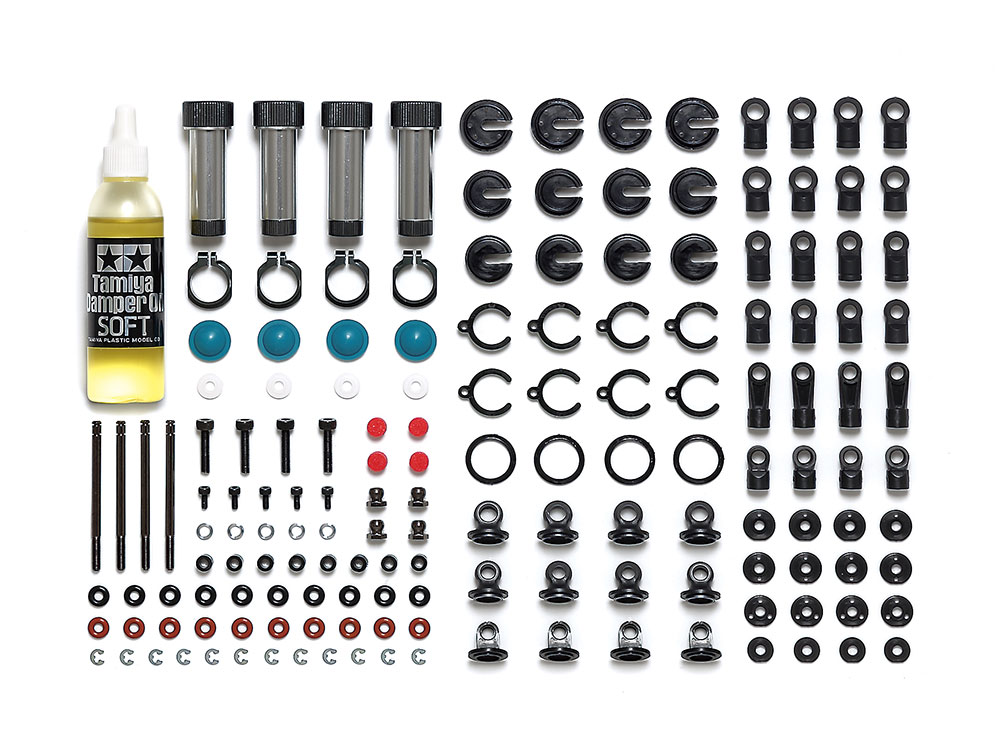 タミヤ OP.1991 CC-02 アルミダンパー (4本)【54991】 ラジコン用パーツ T 54991 CC-02 アルミダンパー