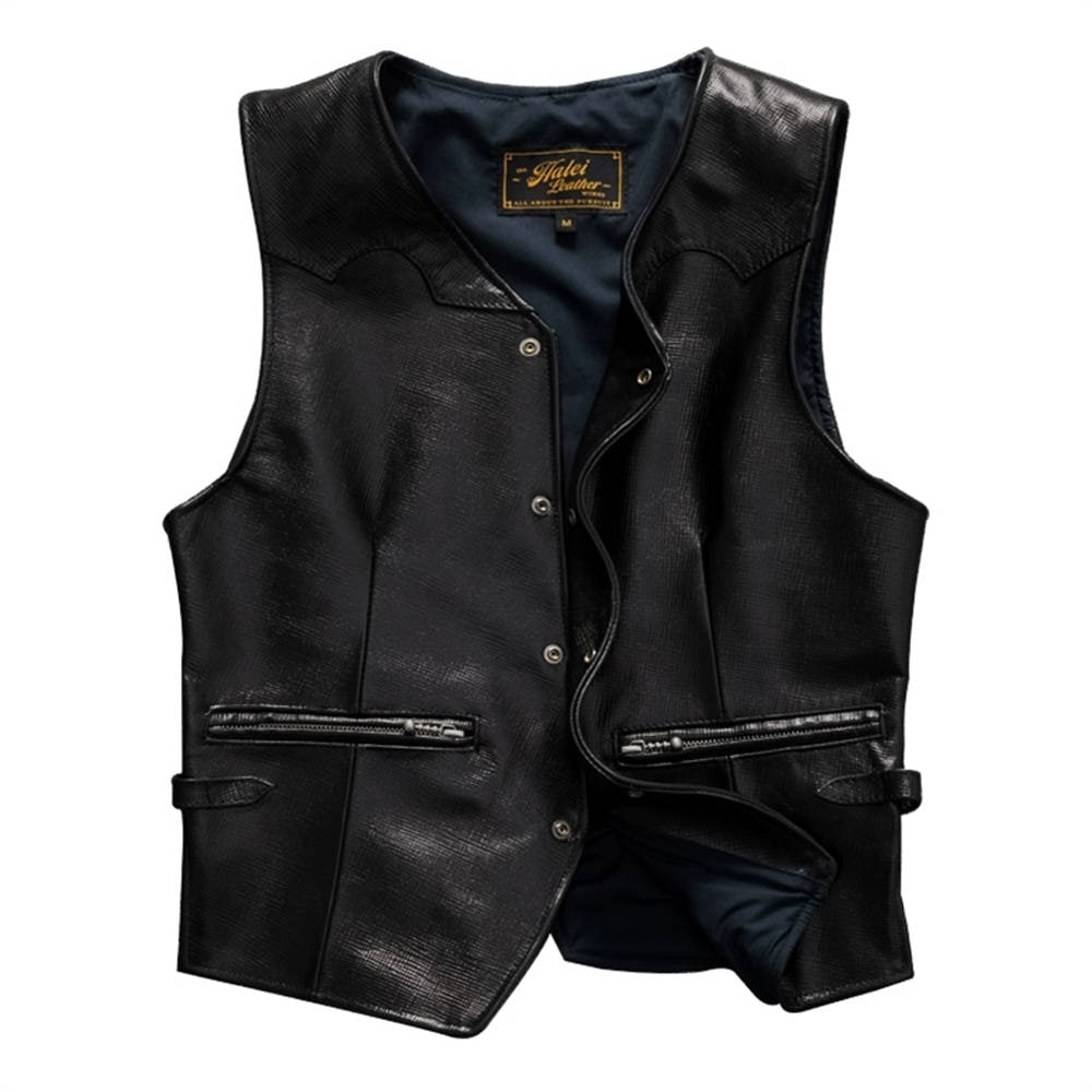 メンズ 本革 ジャケット カジュアル スリム ベスト ベスト