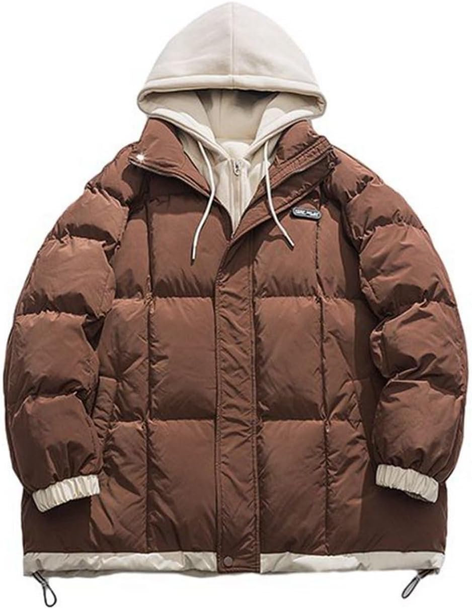 暖かいコート フード付き 防寒 防風トップス 外套 メンズ ブルゾン 中綿入り ボリューム厚手 カジュアル クリスマス 誕生日 ギフト おおきいサイズ 20代 30代 保温ジャケット