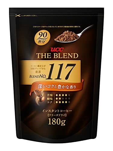 他サイト： UCC ザブレンド 117 インスタントコーヒー 袋 180g 【詰め替え】の商品画像