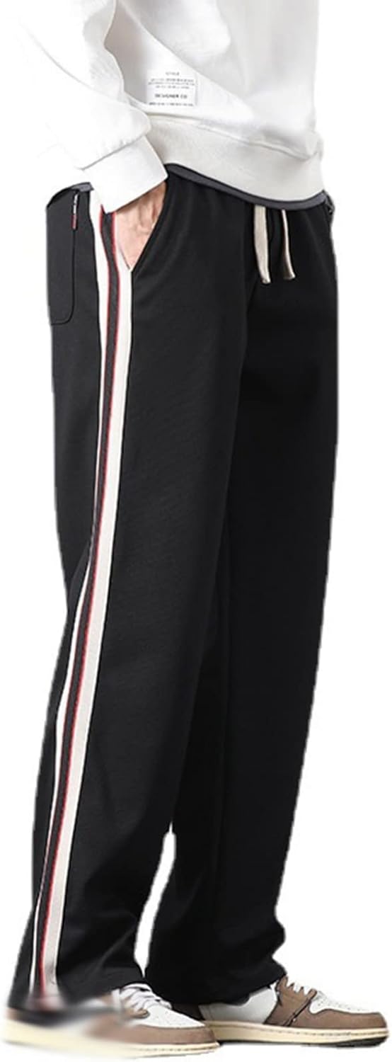 スウェットパンツ メンズ 大きいサイズ ロングパンツ サイドライン ジャージボトム トラックパンツ ストレート イージーパンツ ヒップホップ おしゃれ スポーツウェア 長ズボン