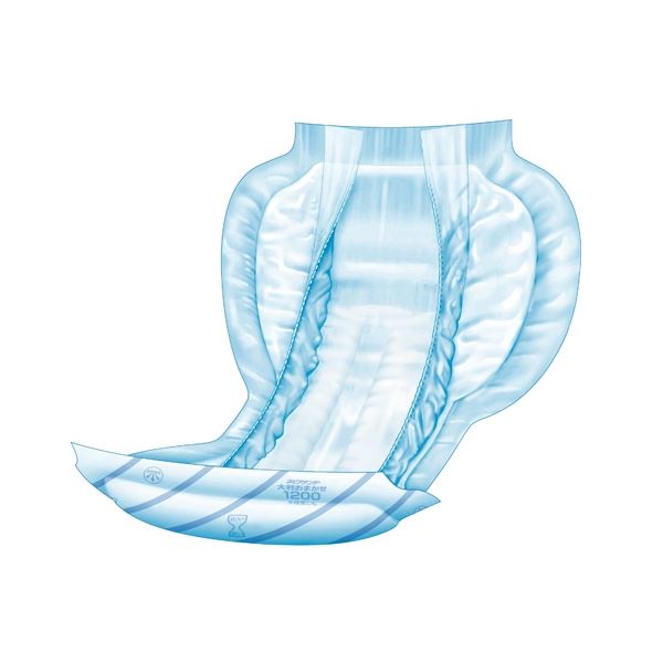 （まとめ）ネピア テンダー大判おまかせ1200水様便にも[x2セット]