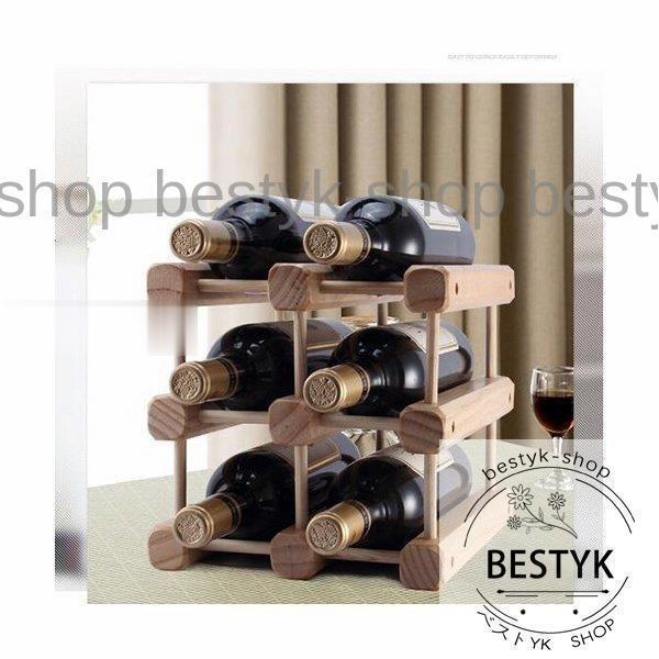 「2025新品発売」ワインラック 酒 ストレージ ホルダー スタンド 収納 ボトルラック 棚 インテリア 飾り 家庭用 店 木製