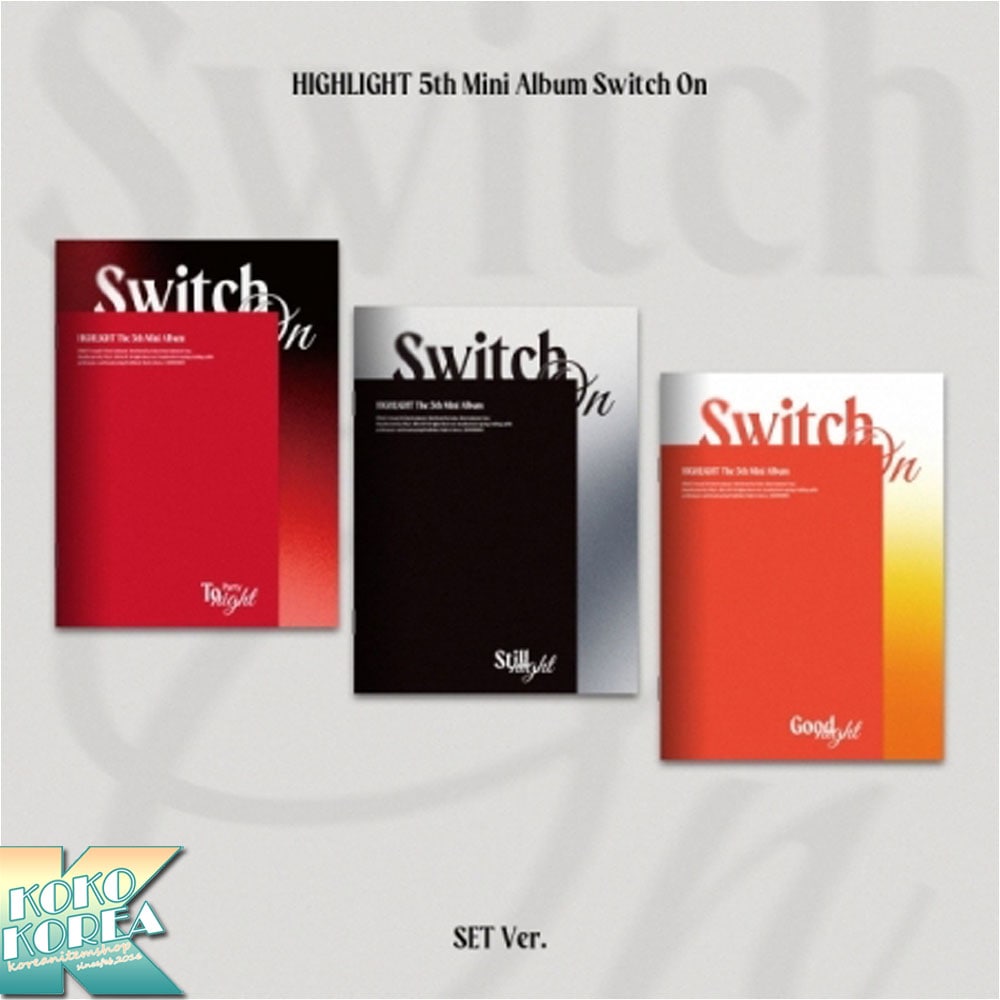 HIGHLIGHT - ミニ 5集 [Switch On] 3種セット 6,790円