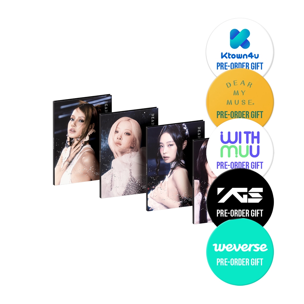 【ONLINE特典選択】 BLACKPINK - DEADLINE / SILVER Ver / アルバム4種セット
