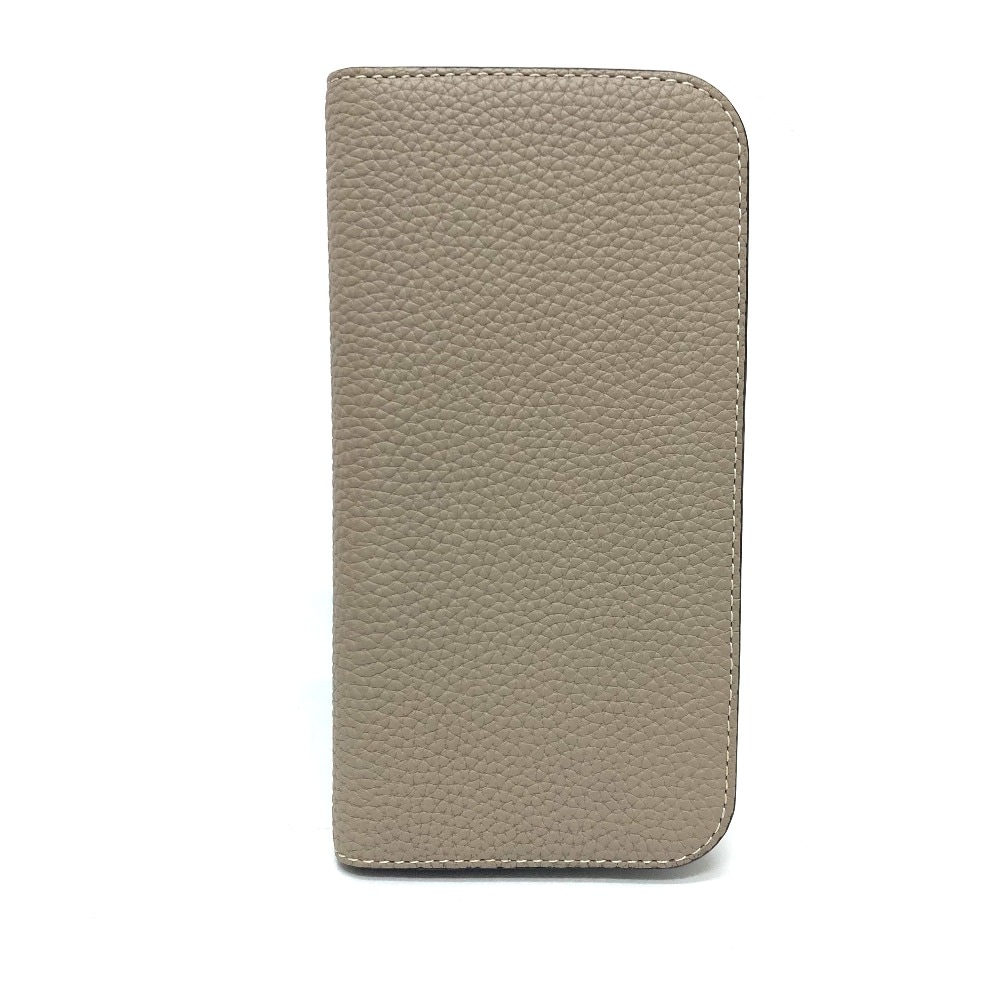 BONAVENTURA ボナベンチュラ iPhoneケース iPhone 15 Pro ダイアリーケース ボッタラートレザー 手帳型 スマホケース レザー クレージュ ベージュ