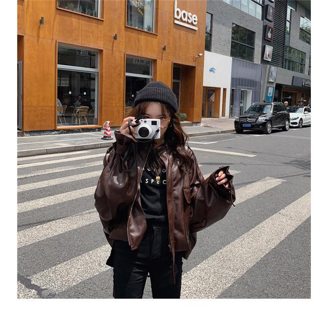 ライダースジャケットレディースレザージャケットコーデエコレザーフェイクレザーダブルシングルバイクジャケット大人秋アウター