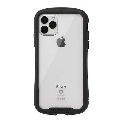 他サイト： HAMEE　iPhone 11 Pro Max 6.5インチ iFace Reflection強化ガラスクリアケース　41-907405 ブラックの商品画像