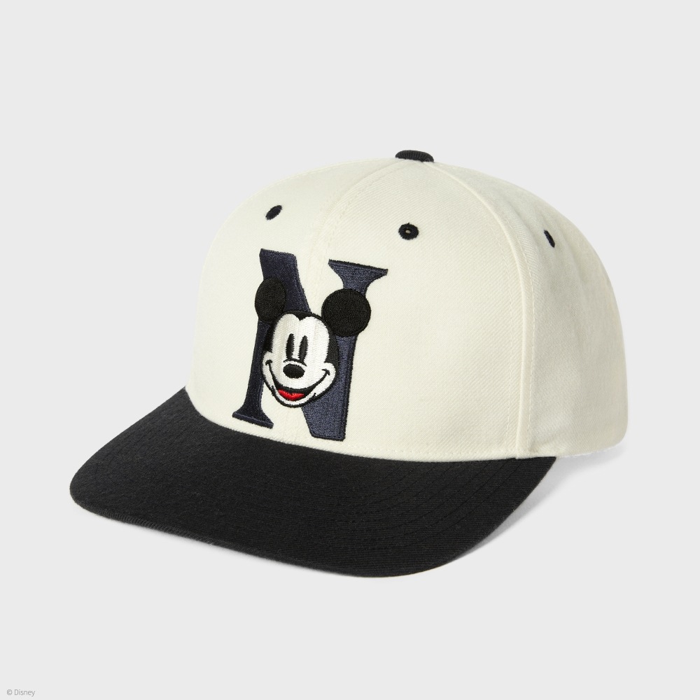 ディスイズネバーザット ツートーンキャップ ホワイト/ネイビー TNT_Mickey