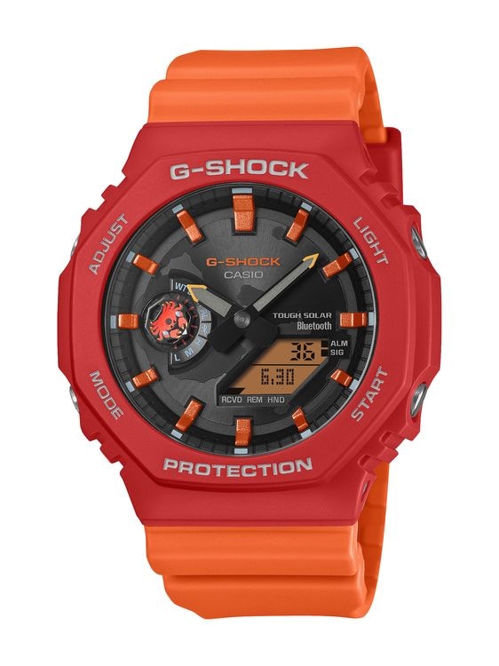 カシオ 【国内正規品】G-SHOCK（ジーショック）　Charles Darwin Foundation コラボレーションモデル ソーラー　メンズタイプ GA-B2100DF-4AJR