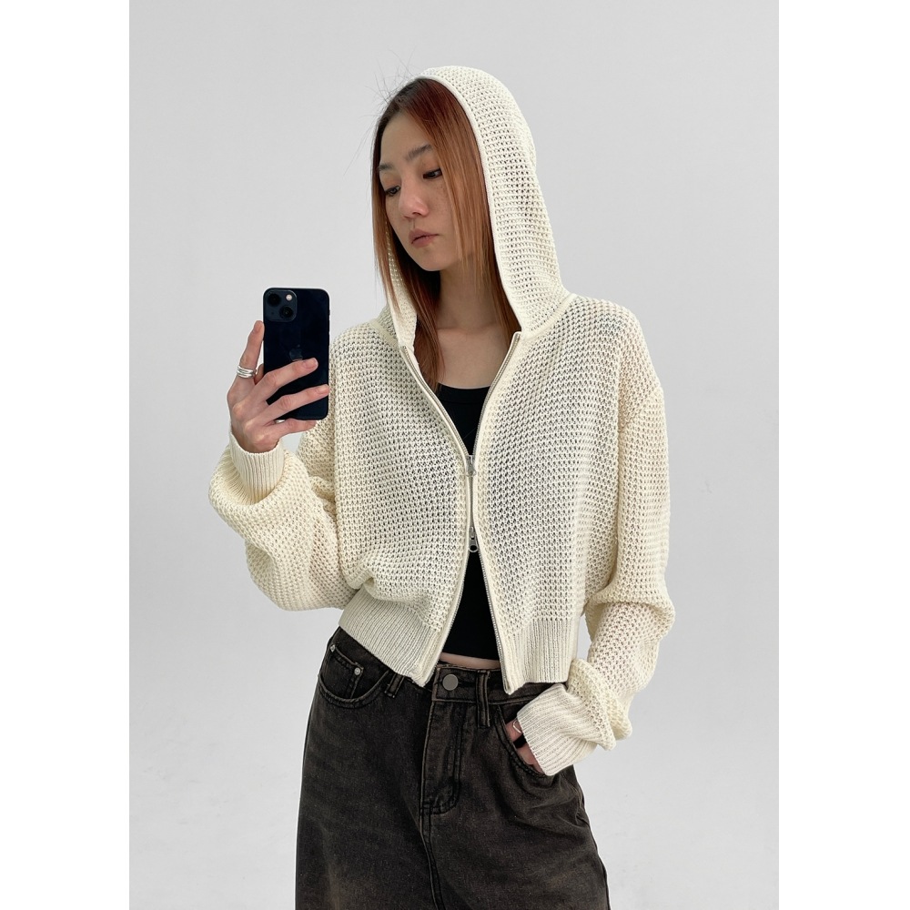 ブラックアップ [製] FORENE サマーニットパーカージップアップ 7,530円