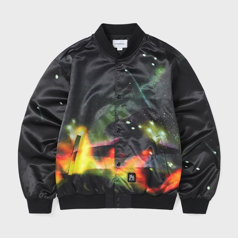 ディス・イズ・ネヴァー・ザットフレイムサテンジャケットブラック