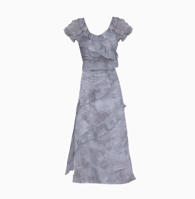 レディース ワンピース フレア 膝下 ミモレ ロング マキシ ノースリーブ 半袖 ワイド フレア セミフレア タイト スリム 細身 ストレート ペプラム Aライン Iライン マーメイド アシンメトリー