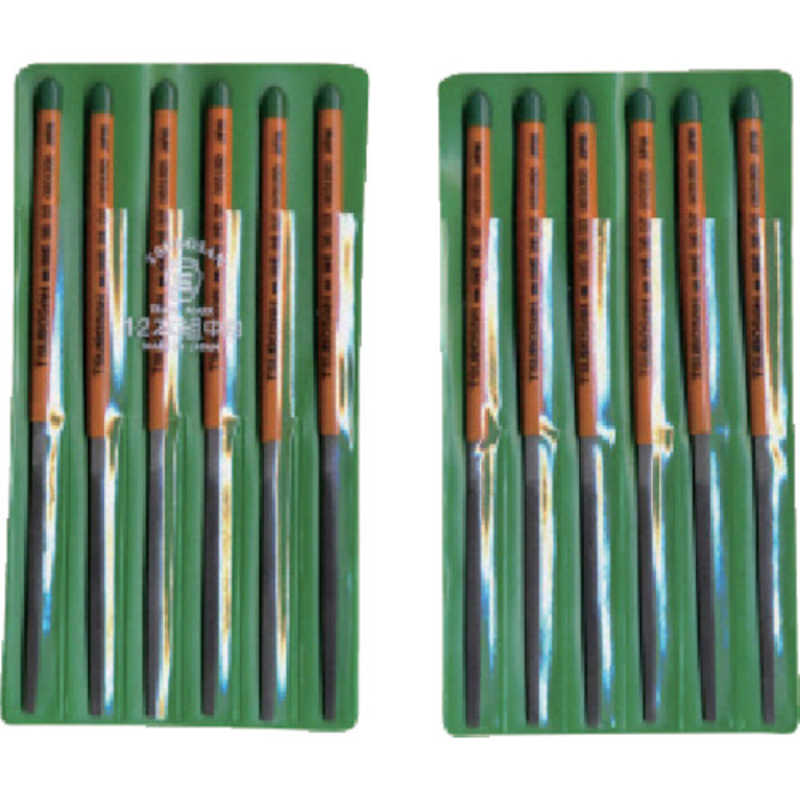 ツボサン　組ヤスリ 12本組 平 中目　HI01202 6,040円