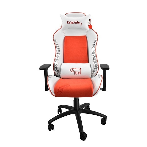 FusionInnovation MJT710KH ホワイト/レッド/ブラック Alphaeon x Keith Haring Limited Edition ゲーミングチェア メーカー直送