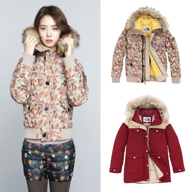 TNF W‘S OLVERA AVIATER DOWN JACKET, W S PRESTON DOWN JACKET イヨンヒ着用 人気商品 新商品