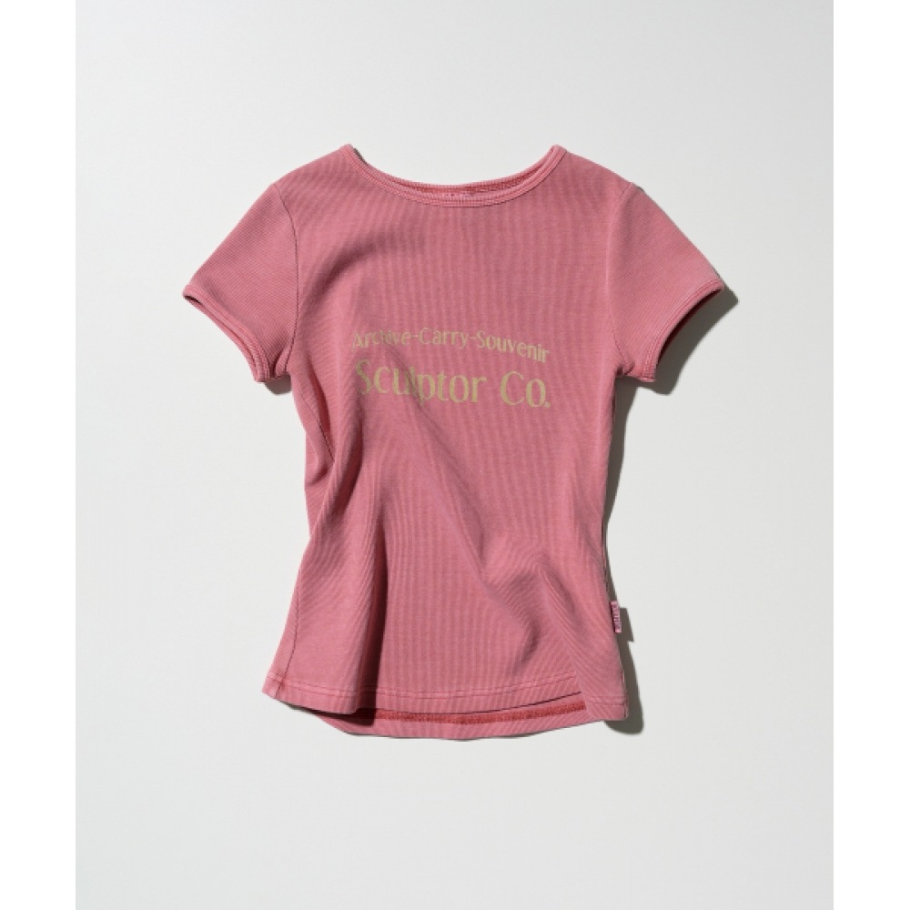 SCULPTOR アーカイブピグメントベビー T シャツダスティピンク 5,999円
