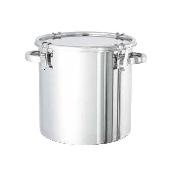 日東金属工業 CTH21 ステンレスタンク キャッチクリップ式密閉タンク(フタ付) 7L メーカー直送
