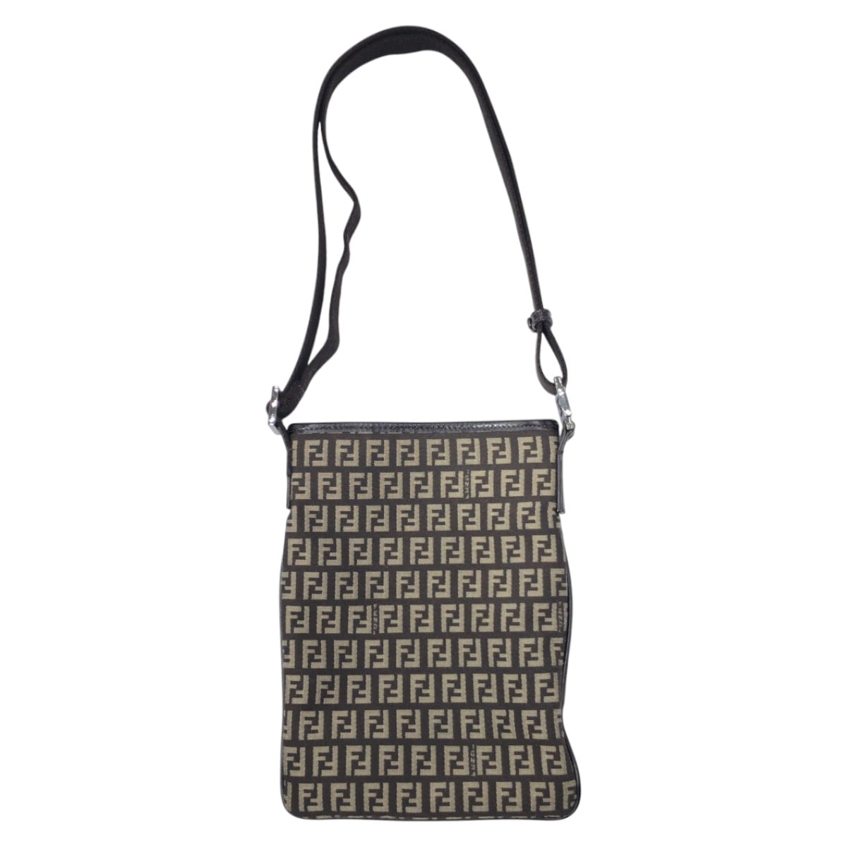 美品 ヴィンテージ ズッキーノ ブラウン キャンバス 2305 8BT079 JQ4 049 ショルダーバック ポシェット 男女兼用 レディース 500076