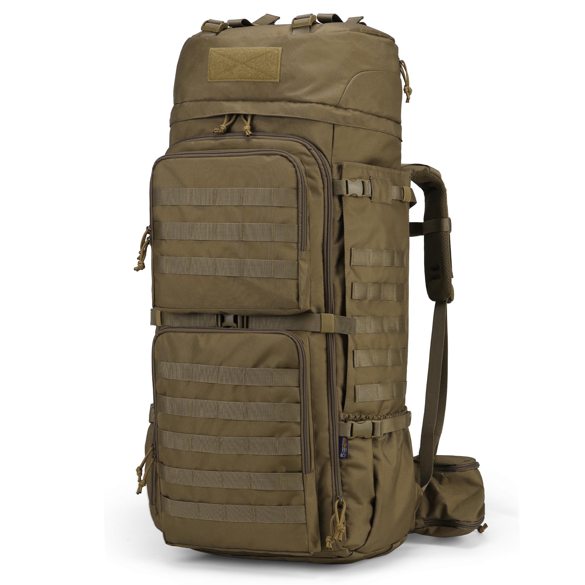 [Mardingtop] 75L ミリタリー バックパック 大容量 登山 リュック タクティカル バッグ MOLLE 軍用 リュックサック キャンプ トレッキング 旅行 防災 レインカバー付き