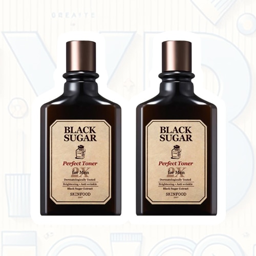 ブラックシュガー パーフェクト トナー 2X フォーマン 180ml x2/ x3 / 択一 / 角質ケア / 保湿 / さっぱり /