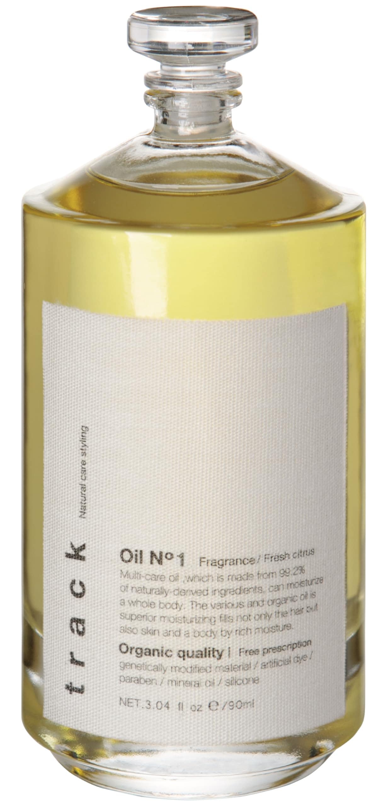 【公式】trackトラック ヘアオイル No.1 ナンバーワン 90ml