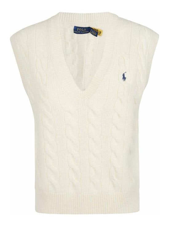 POLO RALPH LAUREN Women Vests 211949994 002 Bianco