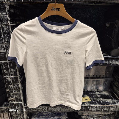 サマーTシャツ 男女共用 ビンテージ リンガー 半袖Tシャツ スパンデックス 良い すっきりしたスタイル ホワイトJR2TSU121